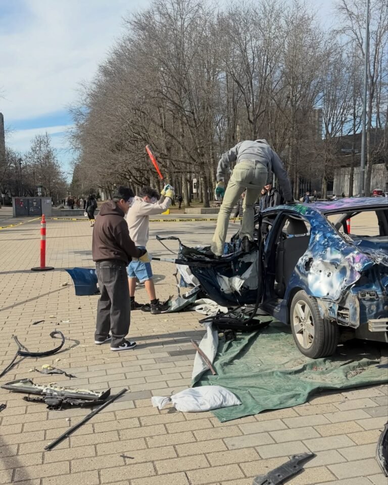 Swipe through for moments from the Rotaract Club of UBC Car Smash Event. 🔥We provided 2 cars fo (14)